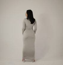 Load image into Gallery viewer, Always On Time Rolled Neck Dress - Grey
