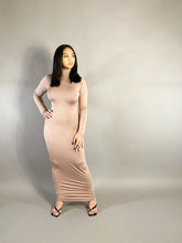 Load image into Gallery viewer, Always On Time Rolled Neck Dress - Dusty Pink
