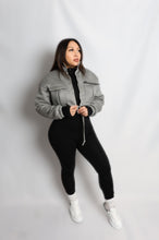 Load image into Gallery viewer, Buss It Crop Jacket - Grey

