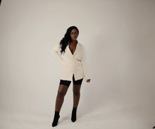 Load image into Gallery viewer, See You In The Office Blazer - Cream
