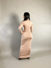 Load image into Gallery viewer, Always On Time Rolled Neck Dress - Dusty Pink
