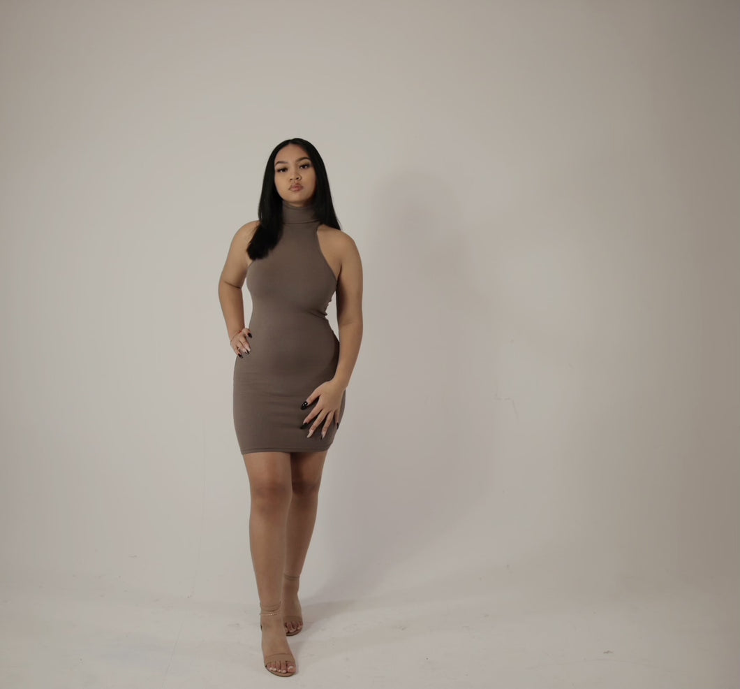 Such a Babe Khaki Dress