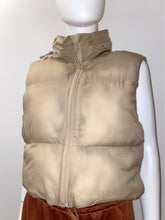 Load image into Gallery viewer, Distressed Cream Puffer Vest
