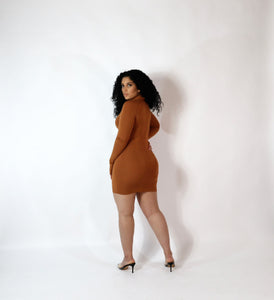 Knockout Dress - Camel