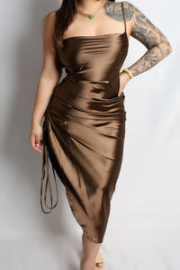 Slip On Chocolate Dress