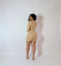 Load image into Gallery viewer, Knockout Dress - Khaki

